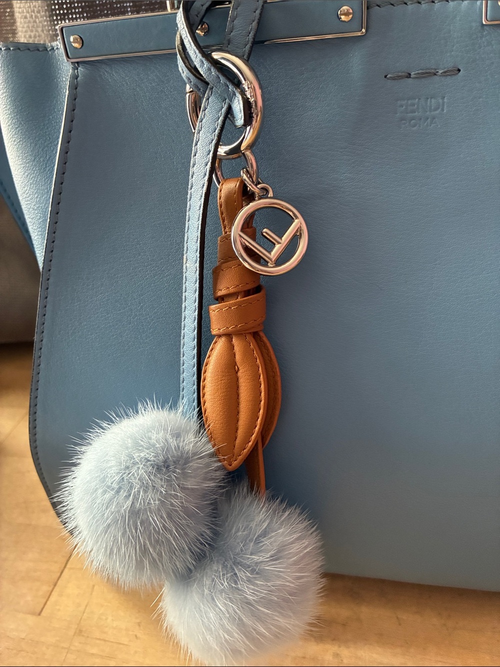 Fendi Fur Cherry Cherries Bag Charm F is For Fendi! - Picture 2 of 8